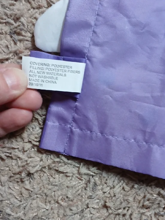 Easter Bunny Welcome Garden Flag - Pink, Purple, Yellow - Picture 3 of 5